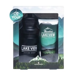 Coffret Source Balance 'Lake View' avec bouteille d'eau