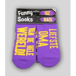 Paperdreams Funny socks - Liefste oma