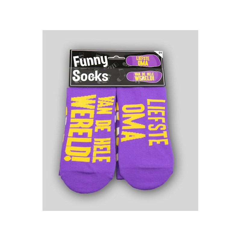 Paperdreams Funny socks - Liefste oma