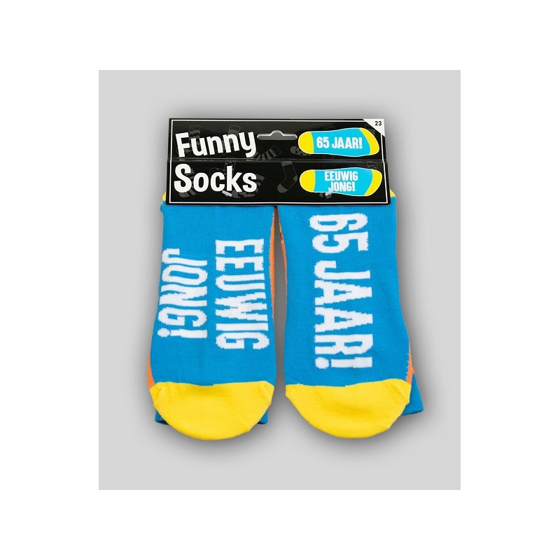 Paperdreams Funny socks - 65 jaar