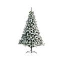 Everlands Sapin de Noël artificiel Pin Impérial enneigé 120 cm de haut, diamètre 81 cm