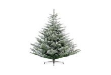 Everlands Sapin de Noël Artificiel Liberty Epicéa enneigé 150cm haut diamètre 122 cm