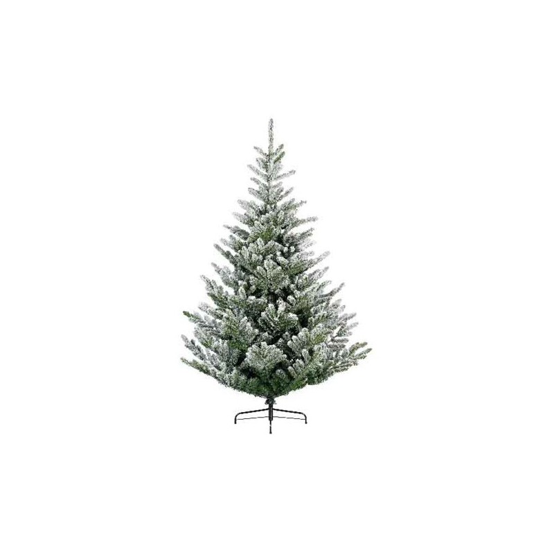 Everlands Sapin de Noël Artificiel Liberty Epicéa enneigé 180cm haut diamètre 148 cm