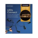 Lumineo LED's connect koppelverlichting 4-weg splitter buiten groen 85cm