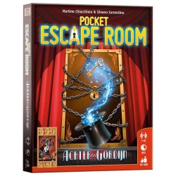 999 Games Pocket Escape Room - Jeu de cartes Derrière le rideau