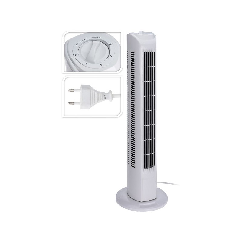 Kolomventilator 80cm 3 snelheden 45 Watt