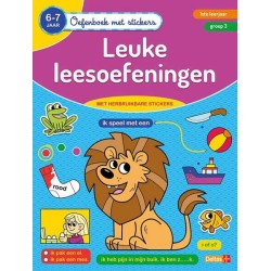 Cahier d'exercices avec autocollants - exercices de lecture ludiques 6-7 ans