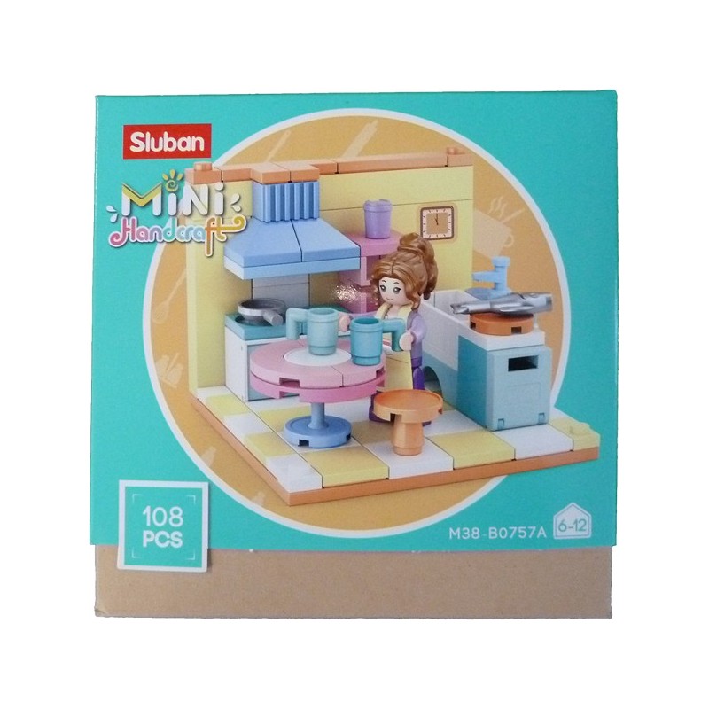 Sluban Mini Handcraft Keuken 108pc