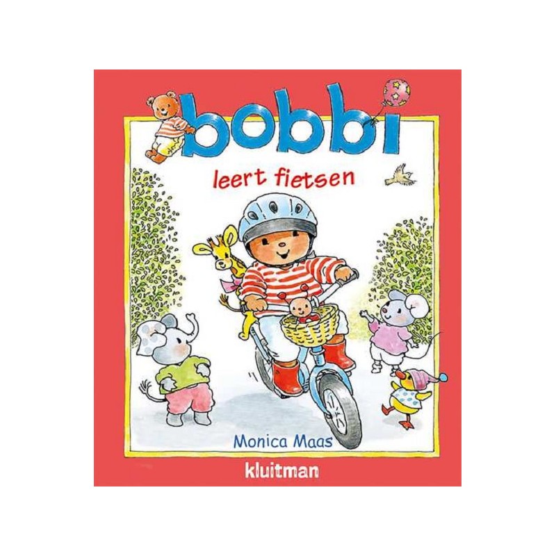 Kluitman Bobbi leert fietsen