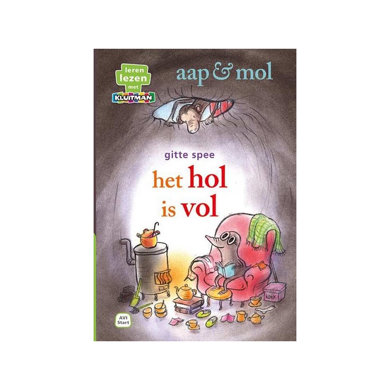 Kluitman Aap en Mol Het hol is vol (AVI Start)