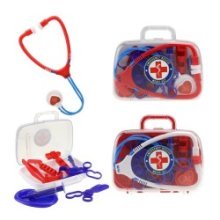 Toi Toys Ensemble de jeu Docteur dans un étui de transport pratique 18x12x5cm