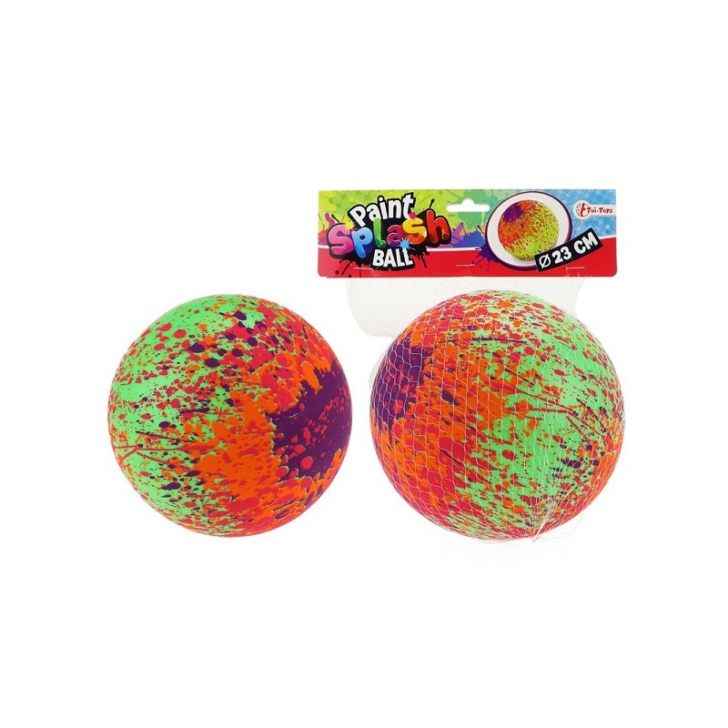 Toi Toys Balle avec grosses éclaboussures de peinture Ø23cm