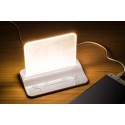 Integral LED USB tafellamp wit dimbaar + oplaadfunctie voor telefoon