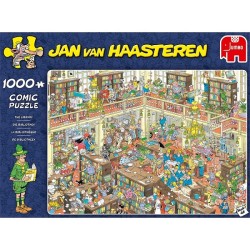 Jumbo puzzel Jan van Haasteren: De bibliotheek 1000pcs