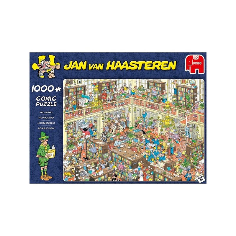 Puzzle géant Jan van Haasteren : La bibliothèque 1000pcs