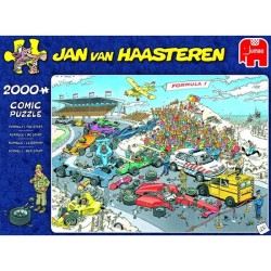 Puzzle géant Jan van Haasteren : Formule 1, le départ 2000pcs