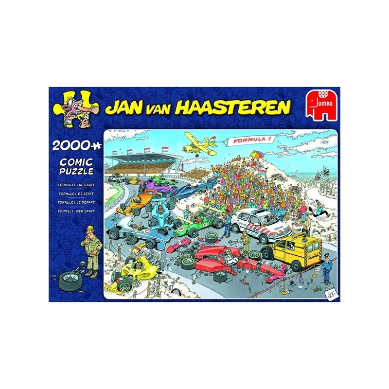 Jumbo puzzel Jan van Haasteren: Formule 1, de start 2000pcs