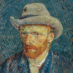 Serviettes Ambiente 33x33cm Van Gogh Autoportrait