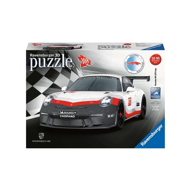 Ravensburger Porsche GT3 Cup Puzzle 3D 108 pièces