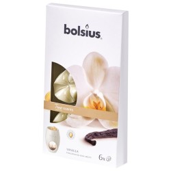 Bolsius Waxmelts True Scents Vanille 6 pièces