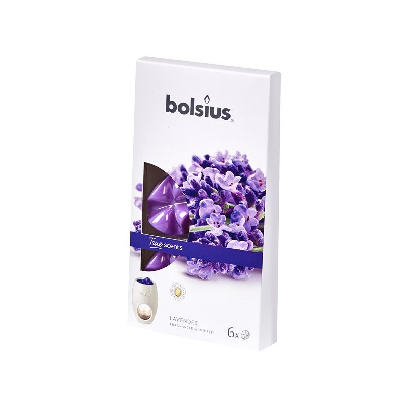 Bolsius Waxmelts True Scents Lavendel 6 stuks
