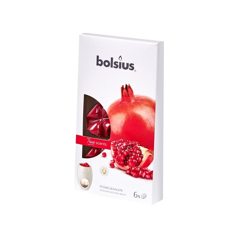 Bolsius Waxmelts True Scents Pomegranate 6 stuks