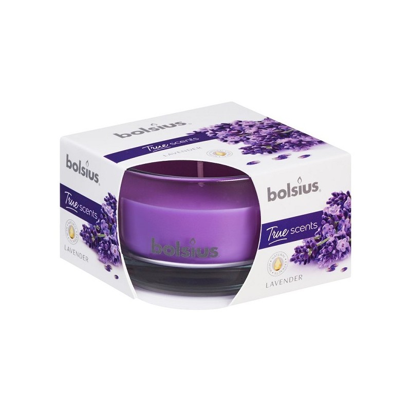 Bolsius Geurglas 80/50 True Scents Lavendel