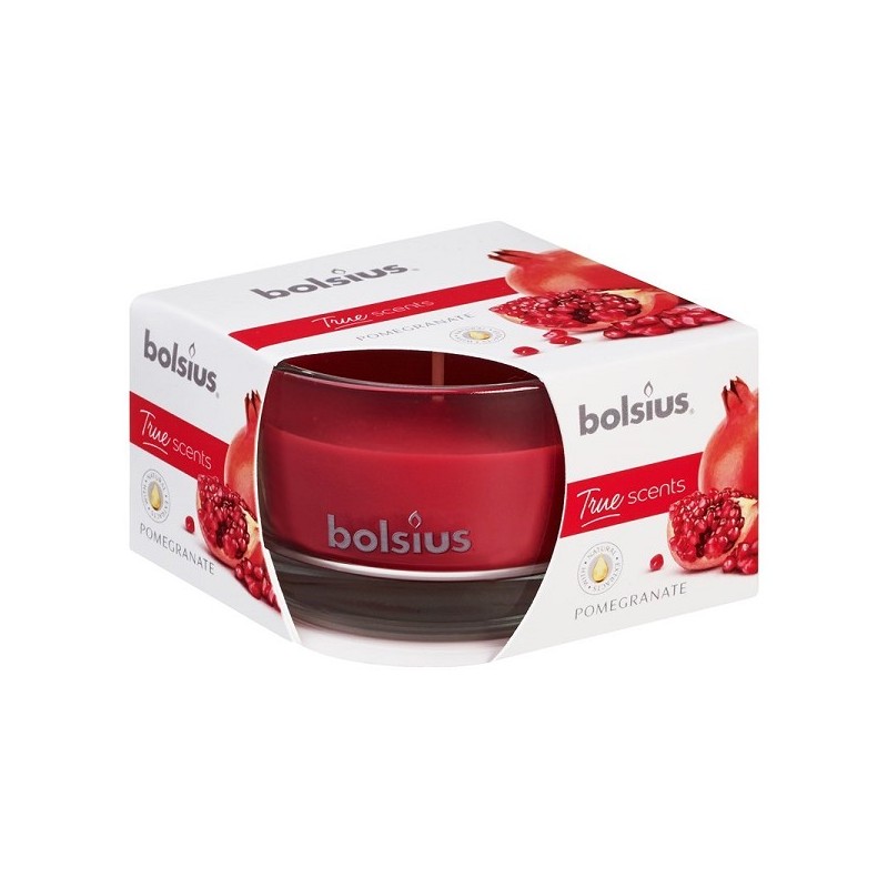 Bolsius Geurglas 80/50 True Scents Pomegranate