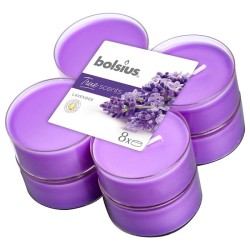 Bolsius Maxilicht geur 8 stuks True Scents Lavendel