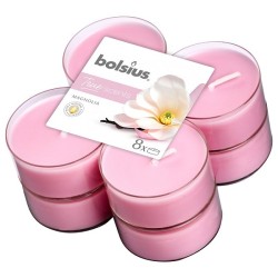 Bolsius Maxi parfum léger 8 pièces True Scents Magnolia