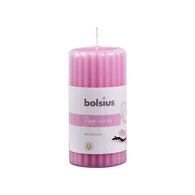 Bougie pilier Bolsius parfum True Scents Magnolia 120/58