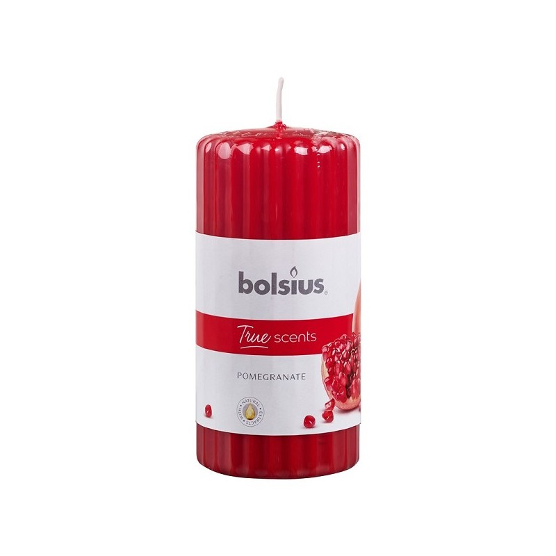 Bolsius Bougie pilier parfumée True Scents Grenade 120/58