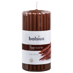 Bolsius Bougie pilier parfumée True Scents Oud Wood 120/58