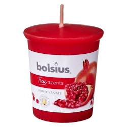 Bolsius Votive 53/45 rond True Scents Pomegranate 12 st