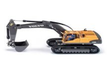 siku 3535, Pelle hydraulique Volvo, 1:50, métal/plastique, jaune, bras de pelle fonctionnel