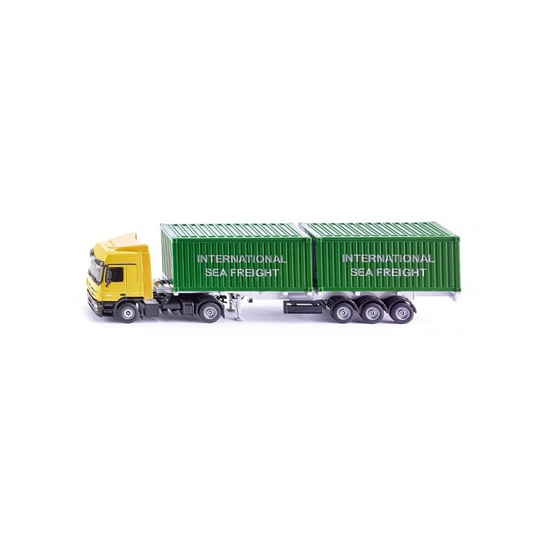 Siku 3921 Mercedes Actros vrachtwagen met containers