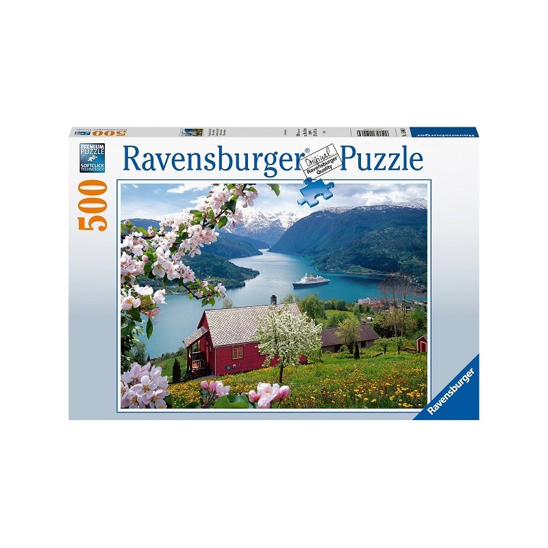 Ravensburger puzzel Skandinavische Idylle 500 stukjes