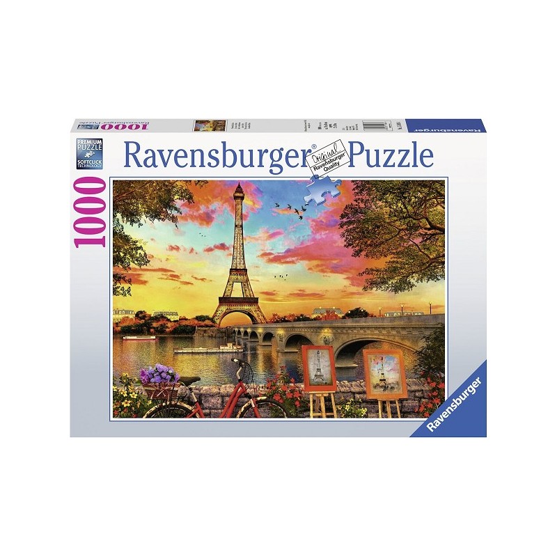 Ravensburger puzzel Les Quais de Seine 1000 stukjes
