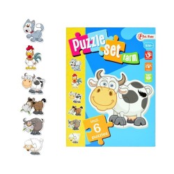 Toi Toys Puzzle set ferme avec 6 puzzles
