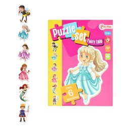 Toi Toys Puzzle set contes de fées avec 6 puzzles