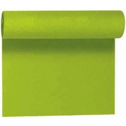 Damast tafelkleed papier ROL 118cmx8m kiwi