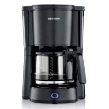 Cafetière filtre Severin 1000W 10 tasses 1,25L noir mat