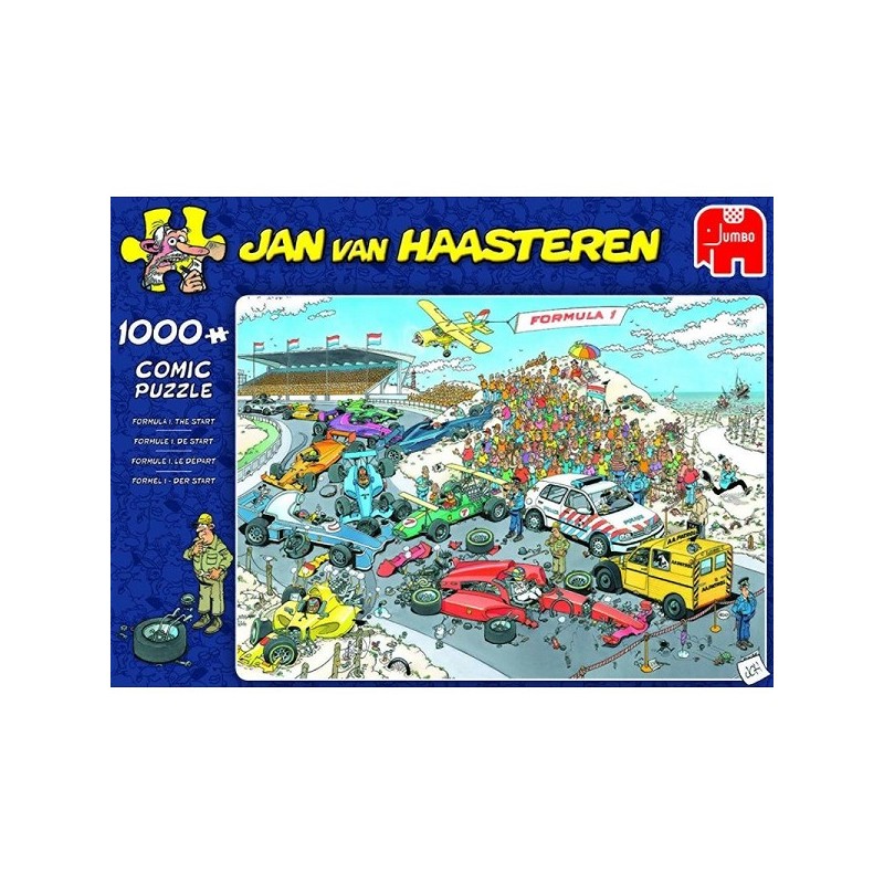 Jumbo puzzel Jan van Haasteren Formule 1. De start 1000pcs