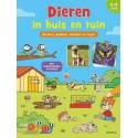 Deltas Stickers plakken, kleuren en lezen - Dieren in huis en tuin