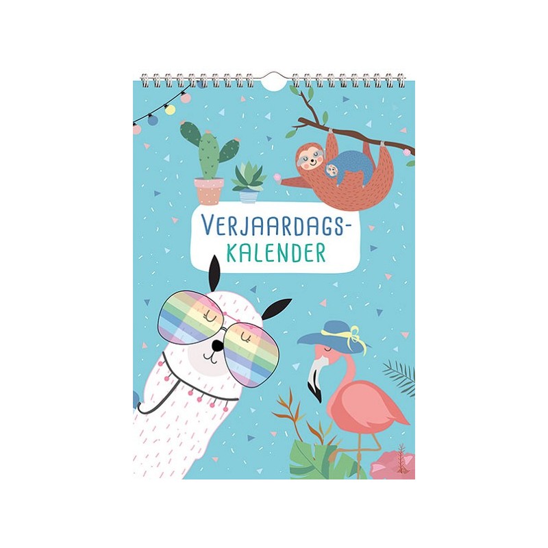 Calendrier d'anniversaire Deltas - Animaux tendance