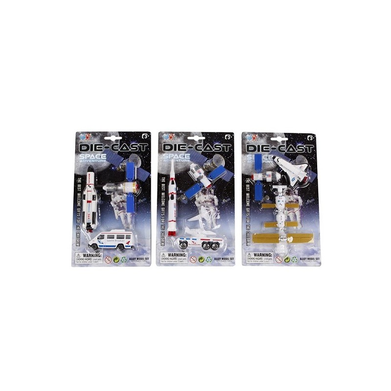Space shuttle adventure die cast play set 7,5cm