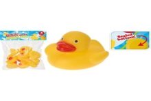 Canards en caoutchouc 9 pièces dans un sachet de 5,5 cm