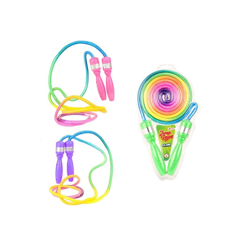 pToi Toys Springtouw regenboof kleuren/p
