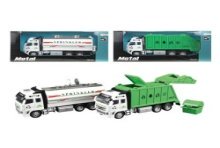 Toi Toys Camion poubelle / camion-citerne métal 18cm