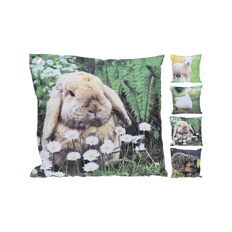 Kussen outdoor dierenprint 45x45cm